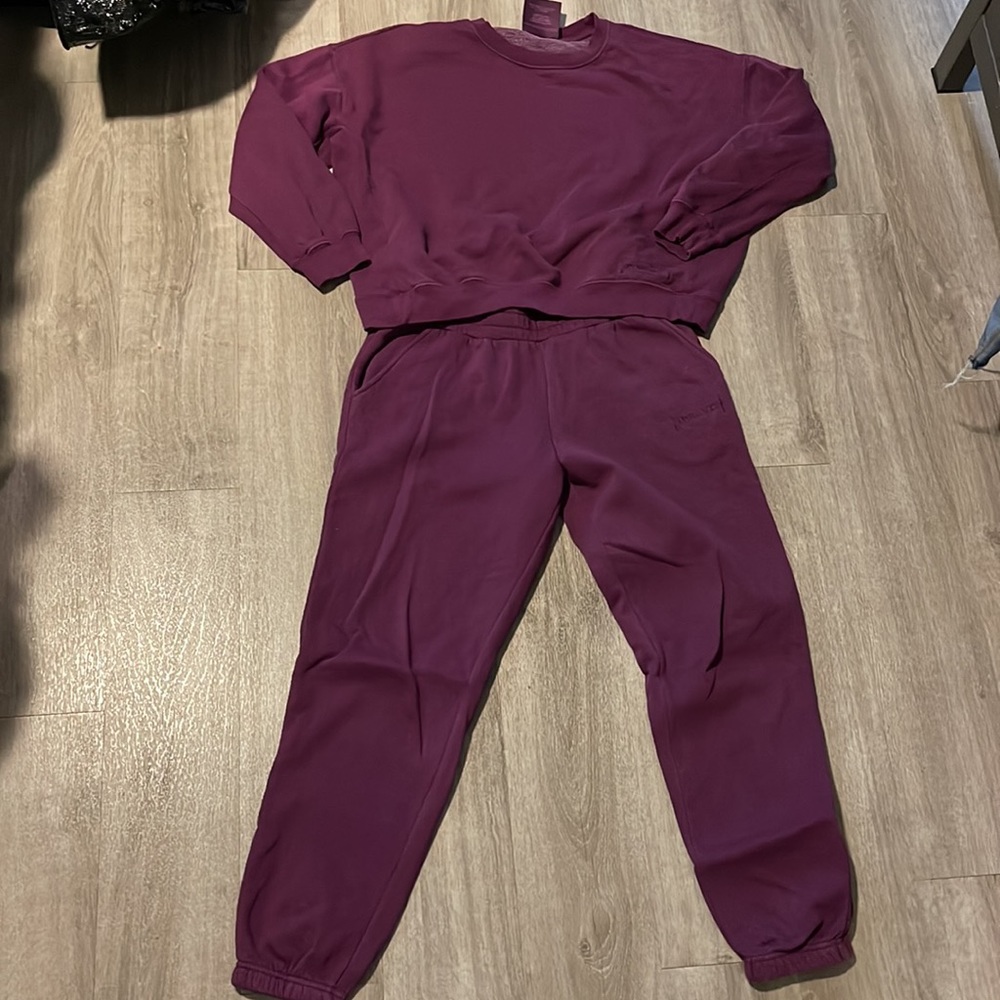 F21 Purple Sweatsuit set